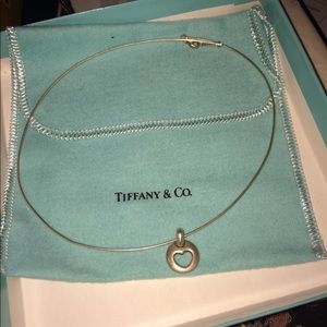 Tiffany & Co. Stencil Necklace on Snake Chain